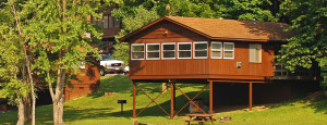 Picture of cabins on Salt Fork lake