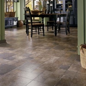 Laminate flooring stone