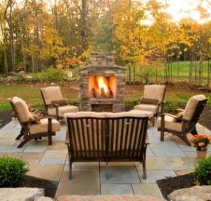 Outdoor Fireplace